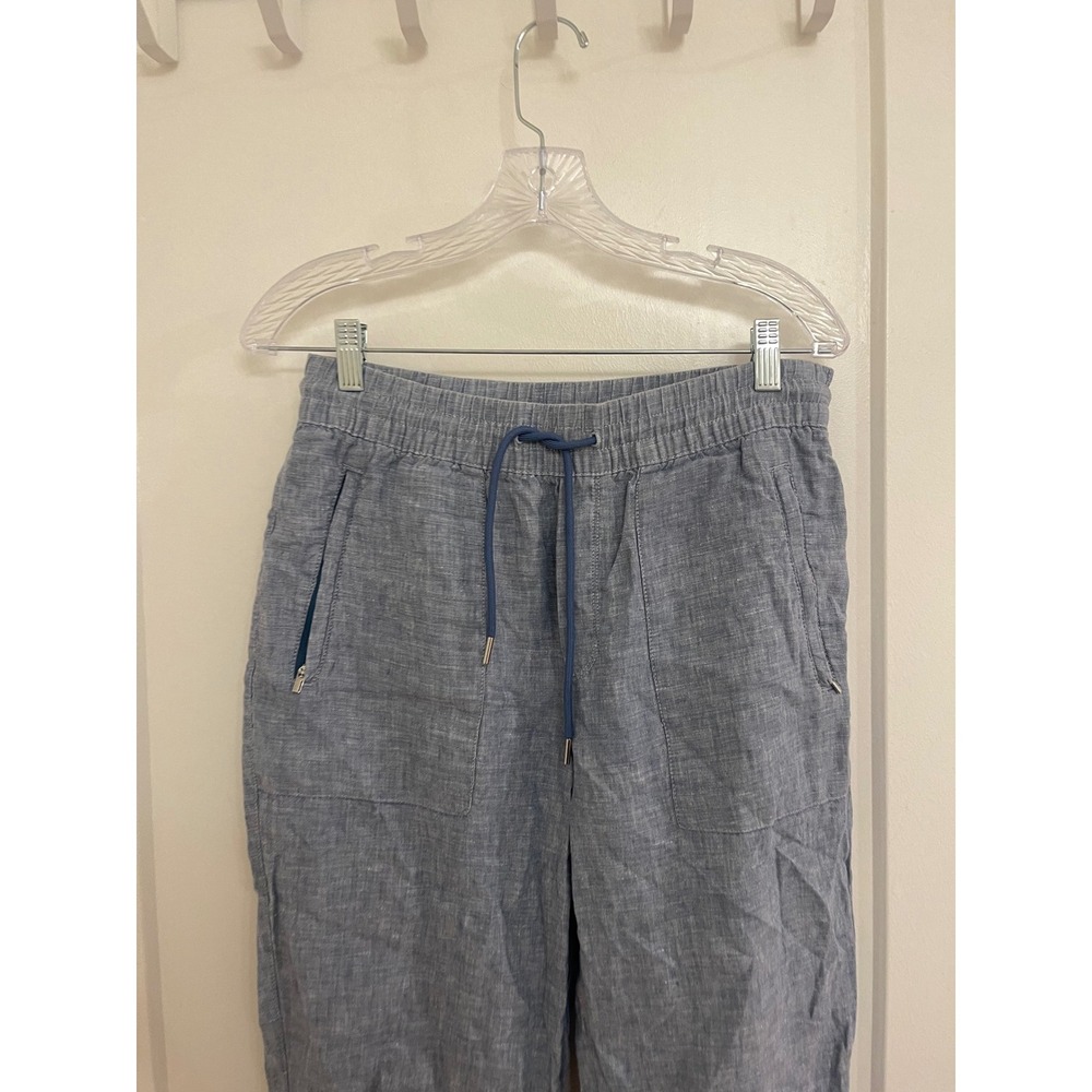 Linen Athleta Jogger Blue Loungewear‎ Breathable Gorpcore Athletic